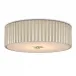 Caravel Silver Flush Mount