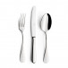 Baguette Steel Polished 24 pc Set (6x Dinner Knives, Dinner Forks, Table Spoons, Coffee/Tea Spoons)