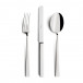 Bauhaus Steel Polished 24 pc Set (6x Dinner Knives, Dinner Forks, Table Spoons, Coffee/Tea Spoons)