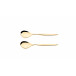 Solo Gold Polished Salad Serving Set 9.8 in (25 cm)