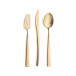 Duna Champagne Matte Pastry Fork 6.1 in (15.5 cm)