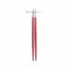 Goa Red Handle/Steel Matte Chopstick Set 8.9 in (22.5 cm)