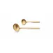 Athena Gold Matte Soup Ladle 10.8 in (27.5 cm)