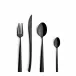 Duna Black Polished Flatware