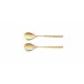 Icon Gold Matte Salad Serving Set 9.9 in (25.2 cm)