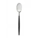 Goa Black Handle/Steel Matte Gourmet Spoon 8.8 in (22.3 cm)