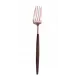 Goa Brown Handle/Rose Gold Matte Dinner Fork 8.5 in (21.7 cm)