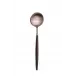 Goa Brown Handle/Rose Gold Matte Dessert Spoon 7.1 in (18 cm)