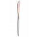 Goa White Handle/Rose Gold Matte Dinner Knife 8.9 in (22.5 cm)