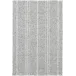 Melange Stripe Grey Ivory Handwoven Indooor/Outdoor Rug 2' x 3'