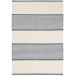 La Mirada Navy Woven Cotton Rug 10' x 14'