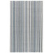 Lucky Stripe Grey Woven Cotton Rug 8' x 10'