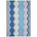 Safety Net Blue by Kit Kemp Handwoven Indoor/Outdoor Rugs