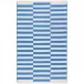 Sailing Stripe French Blue Handwoven Indoor/Outdoor Rugs