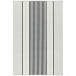 Gunner Stripe Grey Machine Washable Rug 6' x 9'
