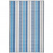 Always Greener by Kit Kemp Blue/Grey Machine Washable Rug Swatch 12" X 17"