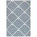 Cleo Navy by Bunny Williams Machine Washable Rug 2' x 3'