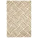 Layers Ochre Hand Hooked Wool Rug