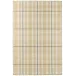 Hallie Plaid Khaki Machine Washable Rug