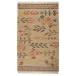 Folk Floral Kilim Natural Handwoven Jute Rug