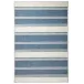 Bowman Stripe Blue Machine Washable Rug - Runner-2.5x8