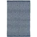 Diamond Navy/Ivory Handwoven Indooor/Outdoor Rug 8' x 10'