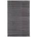 Herringbone Black Ivory Handwoven Indooor/Outdoor Rug 8' x 10'