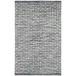 Hobnail Blue Handwoven Indooor/Outdoor Rug 6' x 9'