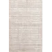 Cut Stripe Ivory Hand Knotted Viscose/Wool Rug 9' x 12'