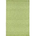 Diamond Sprout/White Handwoven Indooor/Outdoor Rug 8' x 10'