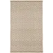 Diamond Khaki/White Handwoven Indoor/Outdoor Rug 8' x 10'