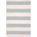 Catamaran Stripe Light Blue/Ivory Handwoven Indooor/Outdoor Rug 8' x 10'