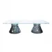 Vegetal Large Blue Grey Coffee Table (Special Order)