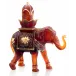 Shalmara Elephant Amber, gold finish