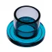 David Mellor Teal/Smoke Tealight Holder