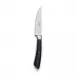 Black Handled Vegetable Knife Serrated 12Cm