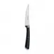 Black Handled Steak Knife Serrated 11Cm