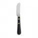 Provencal Black Stainless Dessert Knife Black