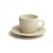 David Mellor White Stoneware Espresso Cup/Saucer 10cl