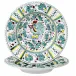 Orvieto Green Rooster Rim Pasta Soup Plate 10 in Rd