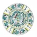 Orvieto Green Rooster Salad Plate 8 in Rd