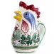 Orvieto Green Rooster Rooster Of Fortune Pitcher (1 Liter 34 Oz 1 Qt) 9.5H (1 Liter 34 Oz.- 1 Qt)