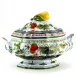 Faenza-Carnation Soup Tureen 14 x 11 x 11 high