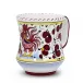 Orvieto Red Rooster Concave Mug 4.25 in high; 12 oz