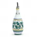 Orvieto Green Rooster Olive Oil Bottle Dispenser With Metal Capped Pourer Bottle: 4 in Rd x 10 high; 24 oz