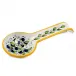 Deruta Spoon Rest Olive 5 in Round x 12 Long