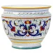 Ricco Deruta Luxury Cachepot Planter Lg 14 in Rd x 12 high