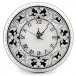 Deruta Vario Nero Round Wall Clock 12 in Round