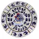 Orvieto Blue Rooster Charger Buffet Platter 13 in Rd