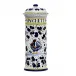 Orvieto Blue Rooster Spaghetti Container Canister 5 in Rd x 13 high
